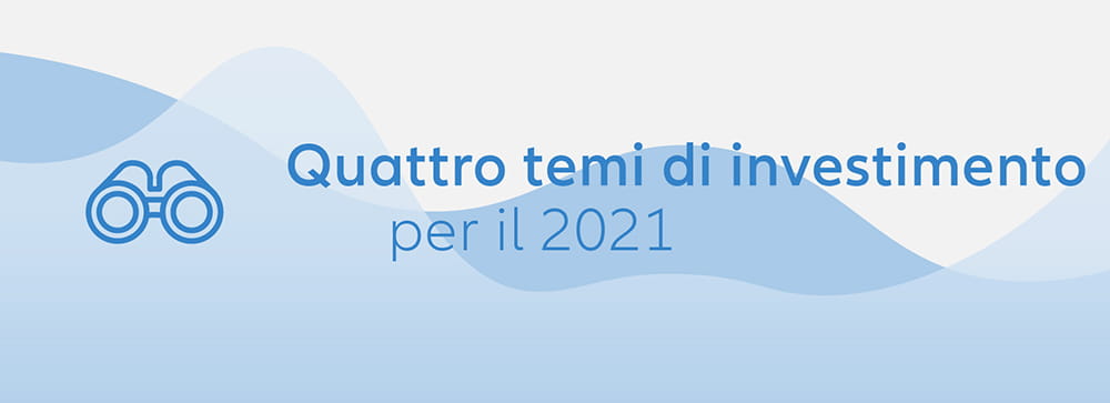 Quattro temi di investimento per il 2021